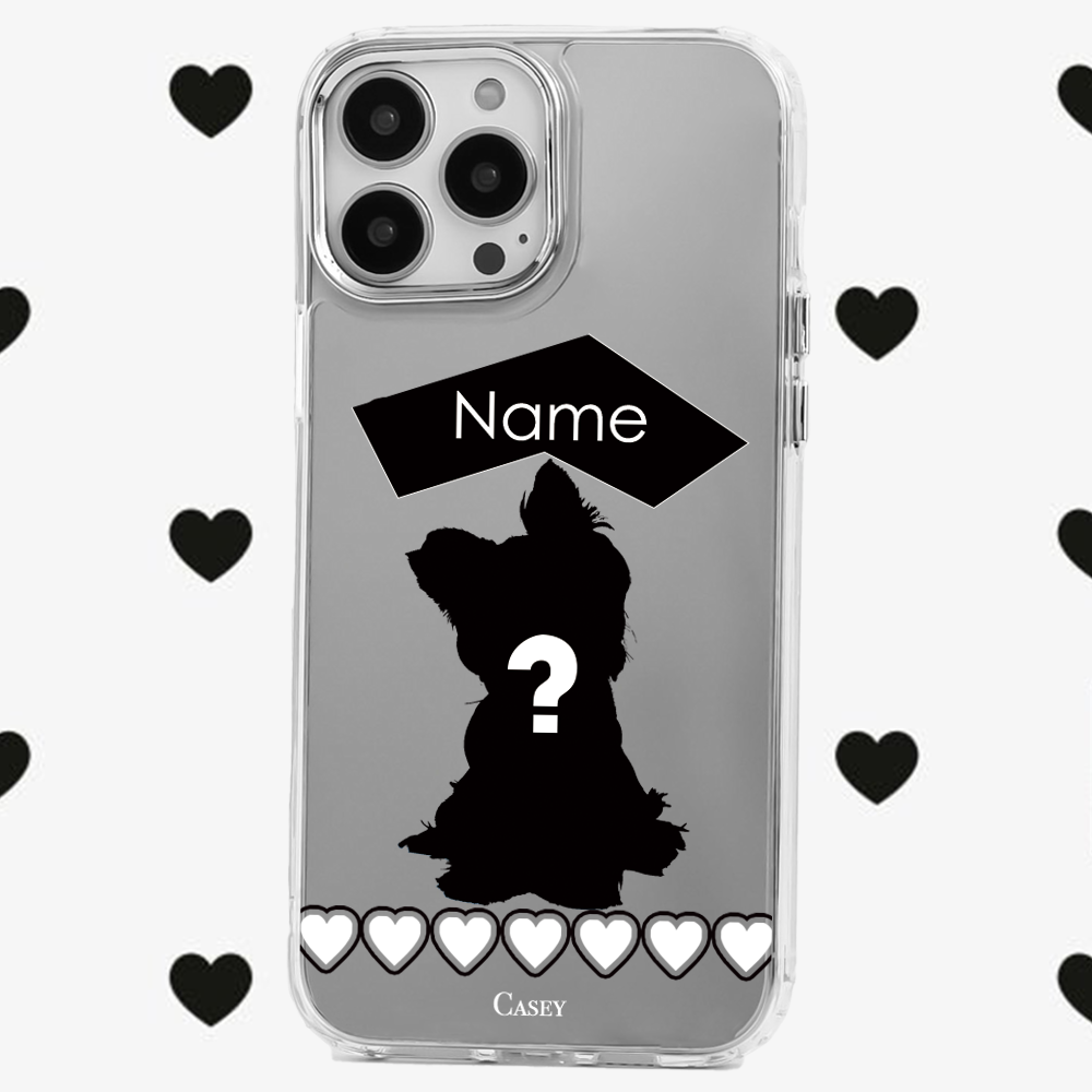 客製化｜客製愛寵相片名字鏡面手機殼